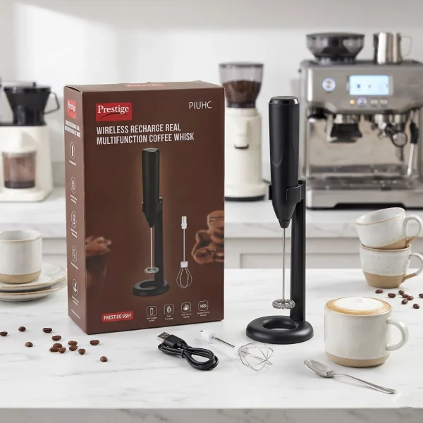 Wireless Rechargeable Multi-function Coffee Whisk