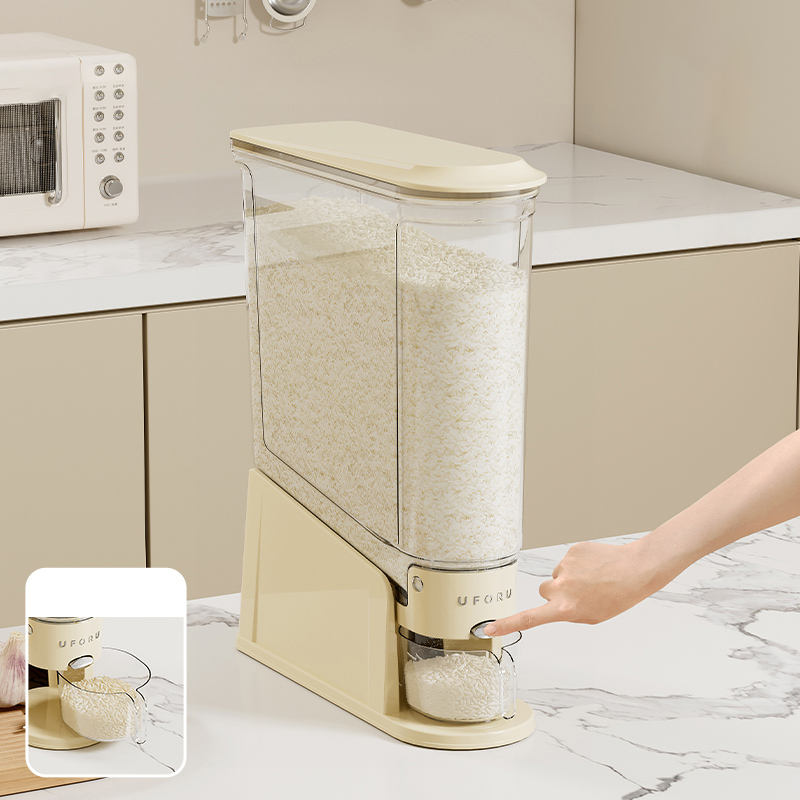 Kitchen Dispenser Gravity Rice Barel - Image 3