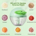 Mini Garlic Chopper | Multifunction Manual Vegetable & Food Chopper 180ml