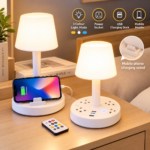 Multifunctional LED Desk Lamp with USB Charging & Mobile Holder Table Lamp
