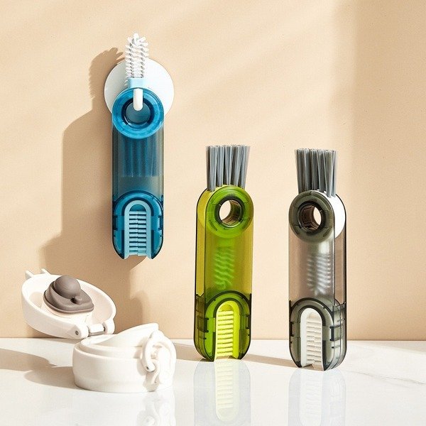 3-in-1 Multifunctional Cup & Bottle Cleaning Brush