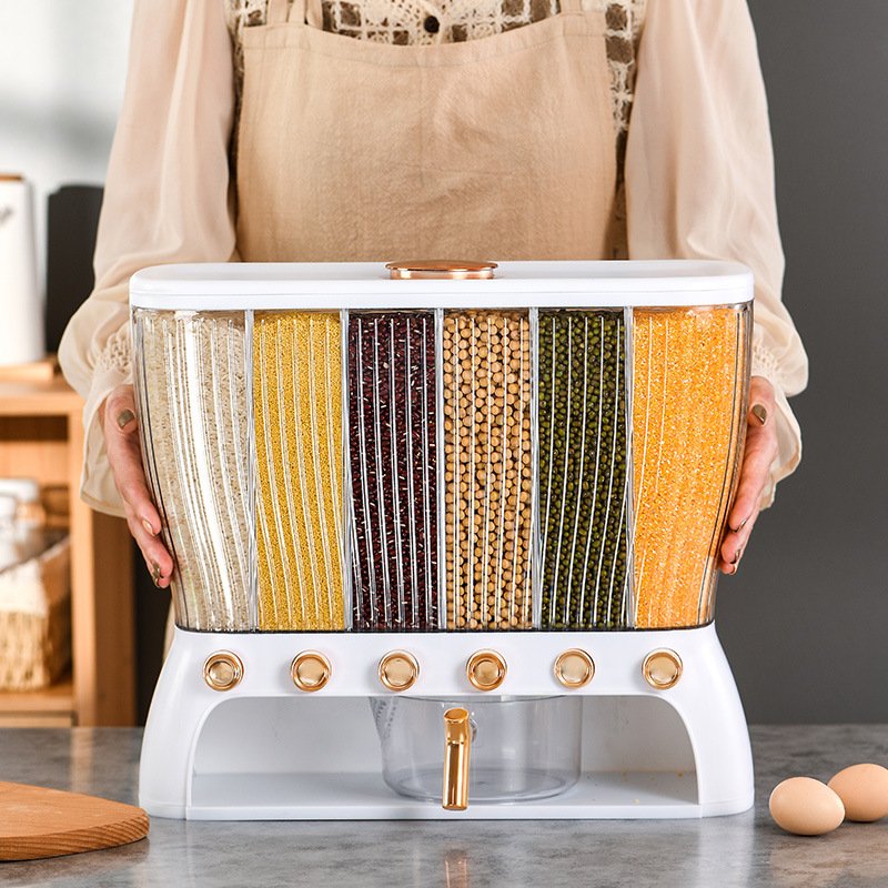 Rice Bucket, Popular Grain Storage Box, Insect-proof and Moisture-proof Sealed Rice Storage Bucket