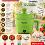 Prestige Multi Cooker 2.0L with Steamer & Egg Attachmen