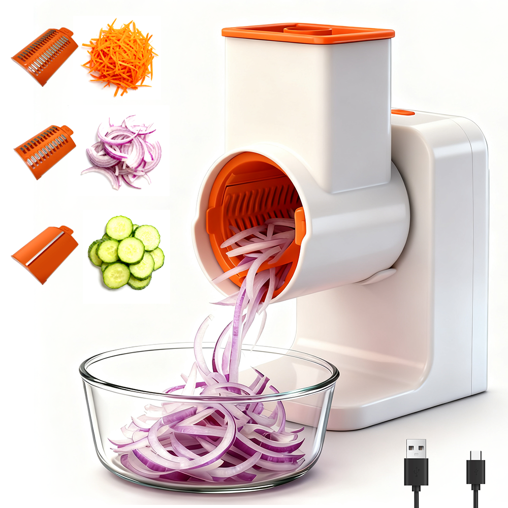 Rechargeable Electric Vegetable Cutter & Slicer | Multifunction Kitchen Cutter - Image 5