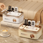 Multifunctional Tissue Box & Remote Control Organizer | Tabletop Storage Box