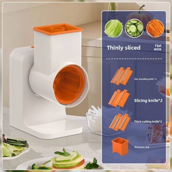 Rechargeable Electric Vegetable Cutter & Slicer | Multifunction Kitchen Cutter