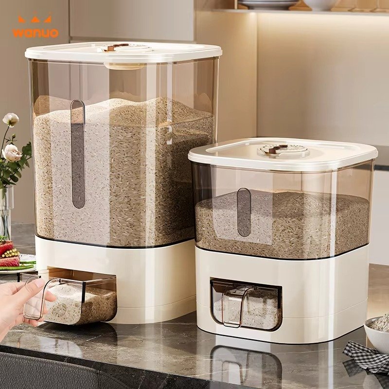 WANUO New 11.5KG Capacity Rice Dispenser - Image 3