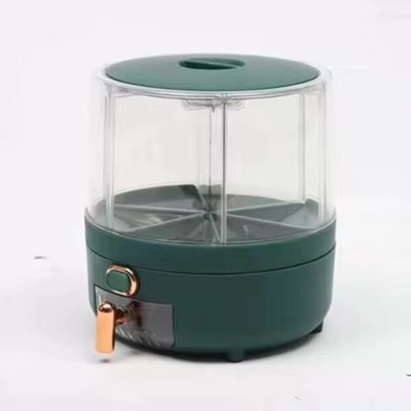 Large Capacity Rotating Grain, Rice & Cereal Storage Organizer