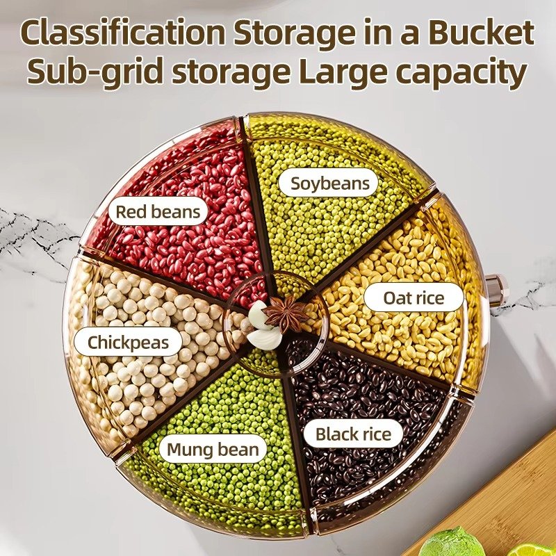 Home & Kitchen Clear Organization Plastic Storage Box/Organizer - Image 4