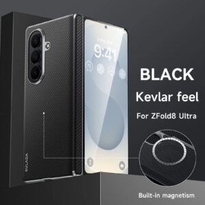 Samsung Galaxy Z Fold 8 Ultra Business Series Fiber Texture Magnetic Case