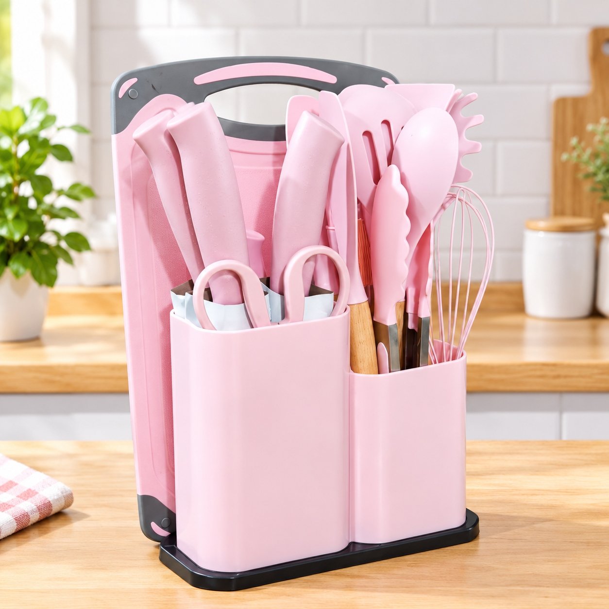 19 Pcs Silicone Kitchen Utensils Set | Non-Stick Cooking Tools & Spoon Set - Image 2