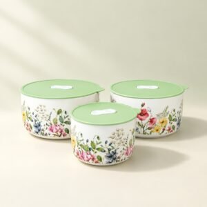 Pastel Floral Ceramic Storage